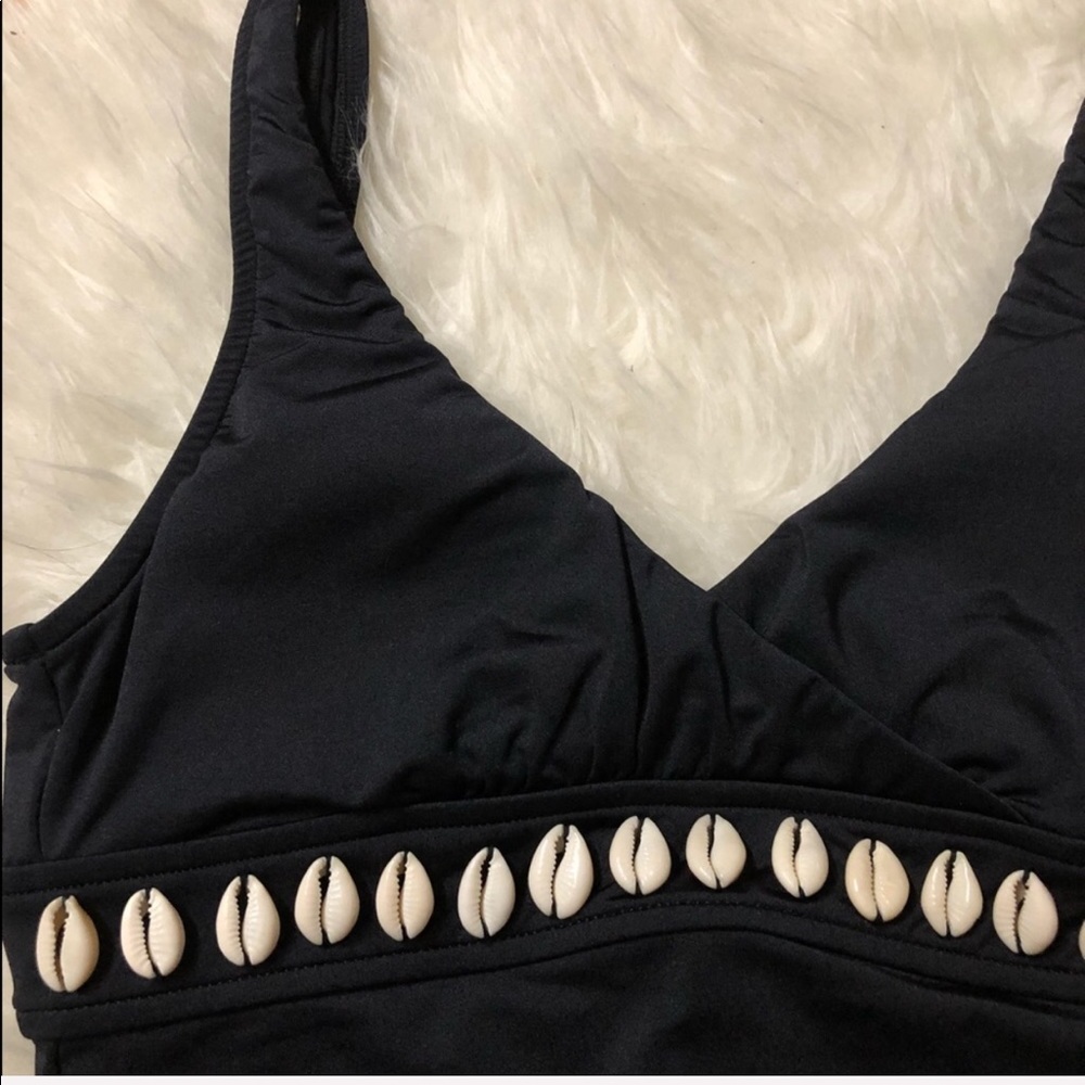 Seafolly black seashell escape black one piece - Picture 6 of 6
